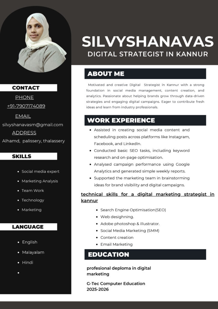 digital strategist in kannur